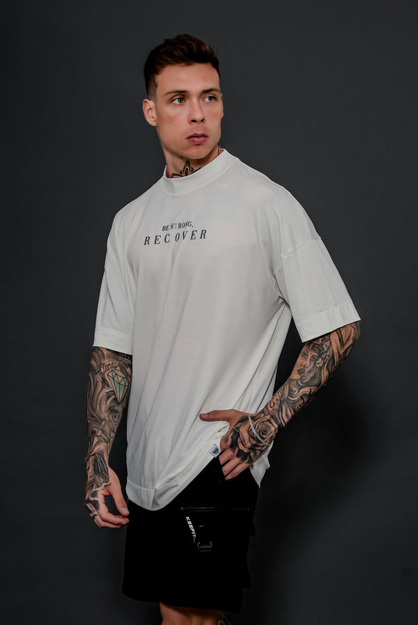 Camiseta Recover Be Strong Off White