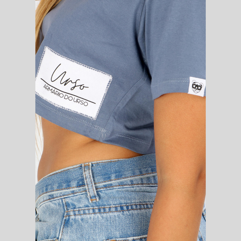 CROPPED SIGNATURE AZUL JEANS