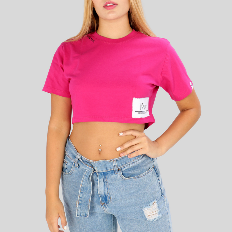 CROPPED SIGNATURE PINK